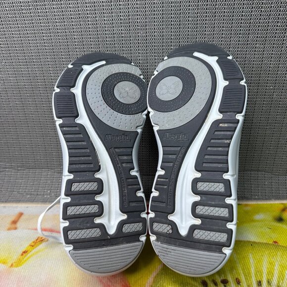 Alegria Solstyce Womens size 38 EU/7.5 US Grey & White Rok N Roll Sneakers - Picture 7 of 8